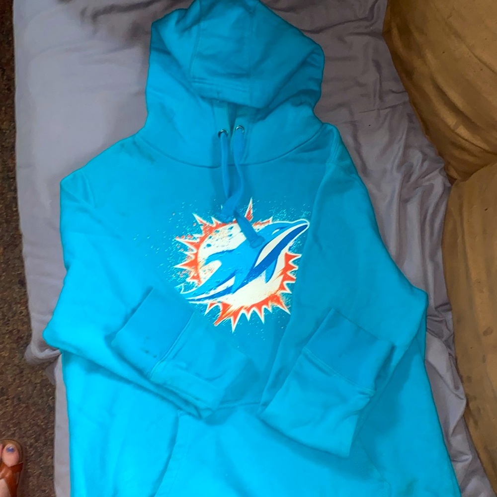 Women’s Fanatics Miami Dolphins Hoodie.(MD Teal)